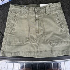 American Eagle Outfitters Khaki Mini Skirt